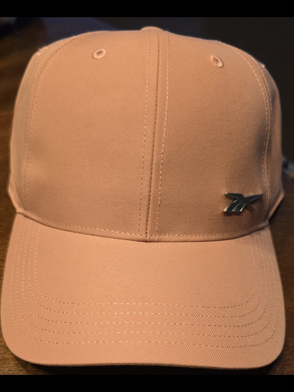Reebok NWT Light Terracotta Badge Cap with Metal Logo